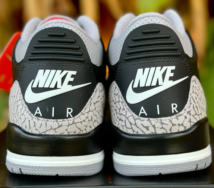 Jordan 3 black and gray on sale